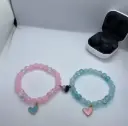 2 Combo Charms' Beaded Bracelet
