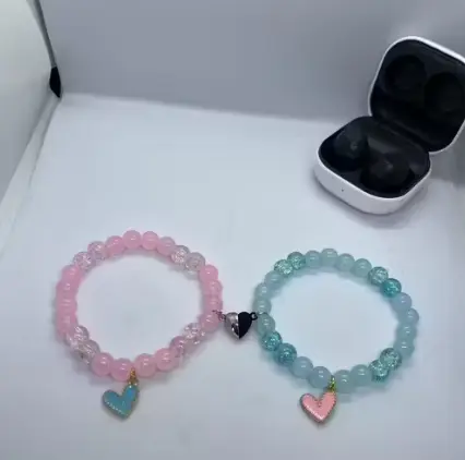 2 Combo Charms' Beaded Bracelet